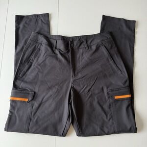 Castore McLaren Team Arrow Indy Racing Pants Men Gray/Orange Size 28R Zip Pocket